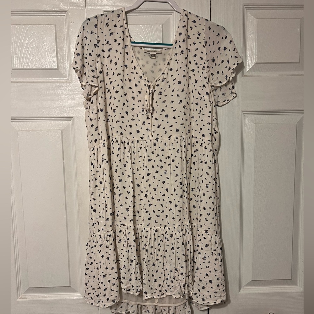 flowy white sun dress